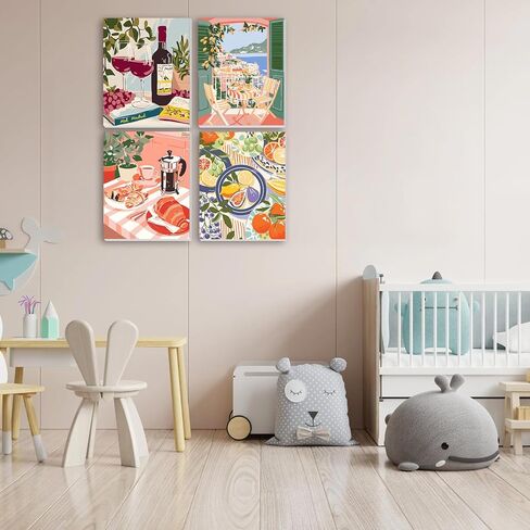 MAXBYE Diamond Painting Kits for Adults, White Gold Blue Flowers Diamond Art Kits for Beginner, DIY 5D Full Drill Diamond Dots Crystal Art and Craft Kits for Home Wall Decoration 12x16inch in Kuwait