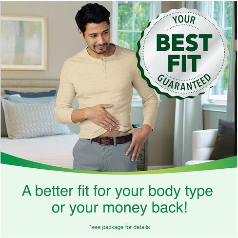 Depend FIT-FLEX Incontinence Underwear for Men, Maximum Absorbency, Disposable, Large, Grey, 52 Count (2 Packs of 26) (Packaging May Vary) in Saudi Arabia