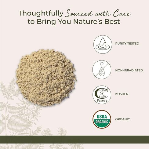 Starwest Botanicals Organic Ginger Root Powder - Ground Ginger Herb for Tea, Baking, & Cooking, Natural Herbal Spice, Supports Digestion, Certified Kosher, Non-GMO - Bulk 1 lb Bag in Saudi Arabia