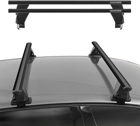 أعمدة Omac Top Roof Cross تناسب Audi Q5 2021-2025 2pcs الألومنيوم الرمادي in Saudi Arabia