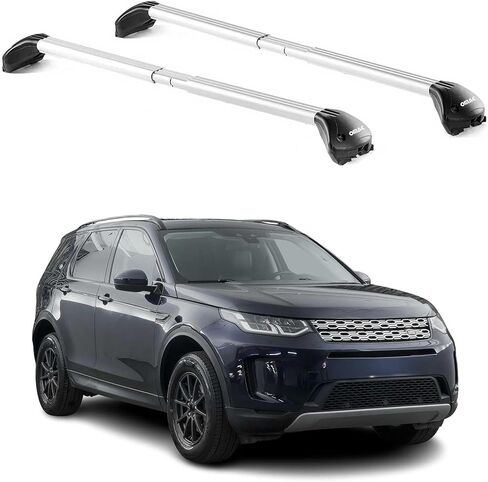 OMAC Roof Rack Cross Bars for Land Rover Discovery Sport 2015-2025 Alu Black 2 Pcs in Kuwait