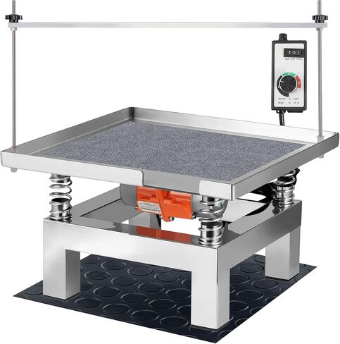 Concrete Vibration Table, Speed Controller, 13.78inch x 13.78inch Stainless Steel, Vibrating Test Bench, Concrete Vibrating Tool in Kuwait