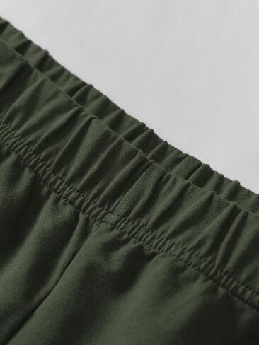 Weintee Women's Plus Size Petite Cotton سحب السراويل مع جيوب in Saudi Arabia
