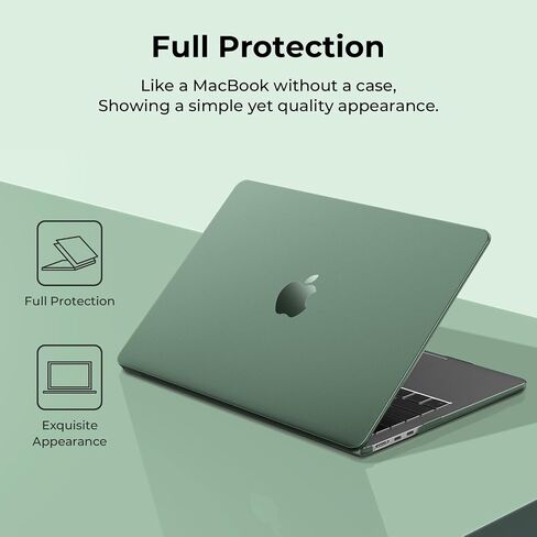 حالة Eoocoo متوافقة مع MacBook Air 13 بوصة 2025-2022 M4 M3 M2 A3240 A3113 A2681 ، علبة القشرة الصلبة الواقية مع قطعة قماش للهواء MAC 13.6 "غطاء محمول - منتصف الليل in Saudi Arabia