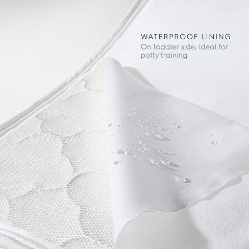 Halo Essential Crib & Toddler Mattress-تنفس ، مقاوم للماء ، غطاء قابل للغسل الماكينة-JPMA & Oeko-Tex معتمد-الحجم القياسي (52 "× 28" × 4.5 ")-دعم الشركة ، جوهر الرغوة-الأعمار 0-4 in Kuwait