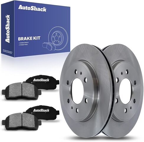 Autoshack Front Brake Kit Replacement for 2009 Ford F-150 4.6L 5.4L V8 4WD RWD Disc Brake Rotors with Ceramic Brake Pads 13.0" (330.0 mm) BRKPKG0241 in Saudi Arabia