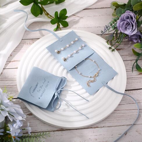 24 Pcs 8 Sets Bridesmaids Gift Pearl Jewelry Set Pearl Bracelet & Earrings, Jewelry Pouch with Bow Tie I Couldn't Tie the Knot Without You Wedding Bride Shower Gifts in Saudi Arabia