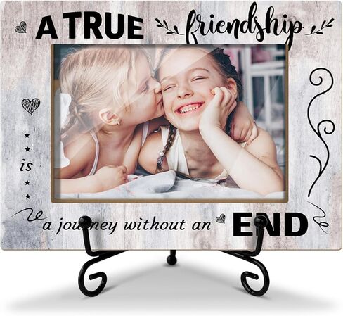 إطار صورة رمادي رائع للأصدقاء ، إطار صورة الصداقة ، هدايا الصداقة للأصدقاء ، إطار صور الأصدقاء 4 × 6 صور/28 in Kuwait