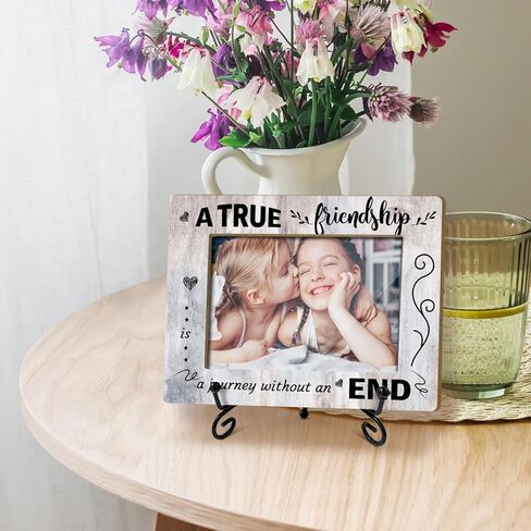 إطار صورة رمادي رائع للأصدقاء ، إطار صورة الصداقة ، هدايا الصداقة للأصدقاء ، إطار صور الأصدقاء 4 × 6 صور/28 in Kuwait