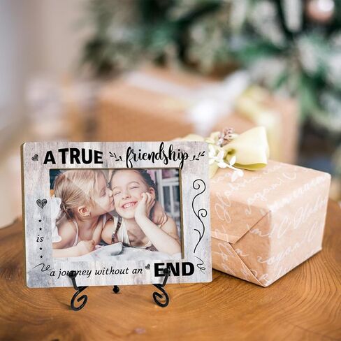 إطار صورة رمادي رائع للأصدقاء ، إطار صورة الصداقة ، هدايا الصداقة للأصدقاء ، إطار صور الأصدقاء 4 × 6 صور/28 in Kuwait