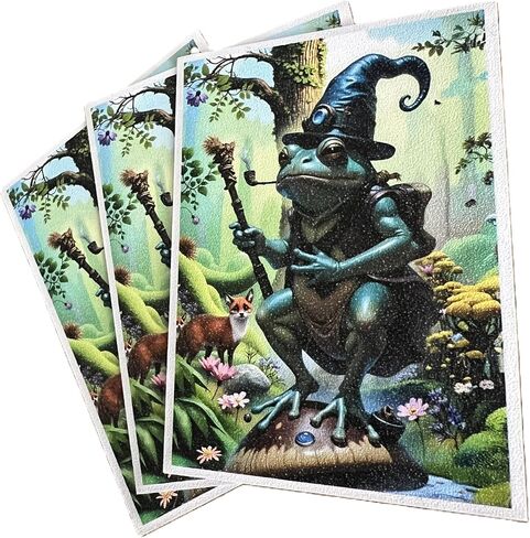 (Samurai) Premium Art Card Sleeves by Foxtrot Designs. Matte Textured Back for Smooth Shuffling. Cherry Blossom and Samurai Warrior. Compatible with MTG and Other TCGs Protection, for Toploaders. in Saudi Arabia