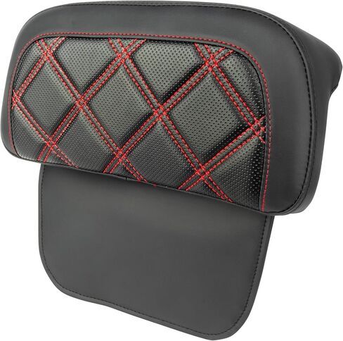 Motorcycle Rear Passenger Chopped Tour Pack Backrest Pad For Harley Road King Street Glide Electra Glide 2014-2024 Accessories(Diamond Black Stitches) in Saudi Arabia