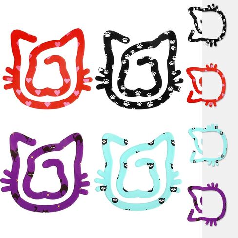 12 Pcs Jumbo Teacher Acrylic Paper Clips Pencil Paperclip Design Bookmark Gift Set for Book Lovers Teacher Appreciation Back to School Supplies Office School Gift Ideas in Saudi Arabia