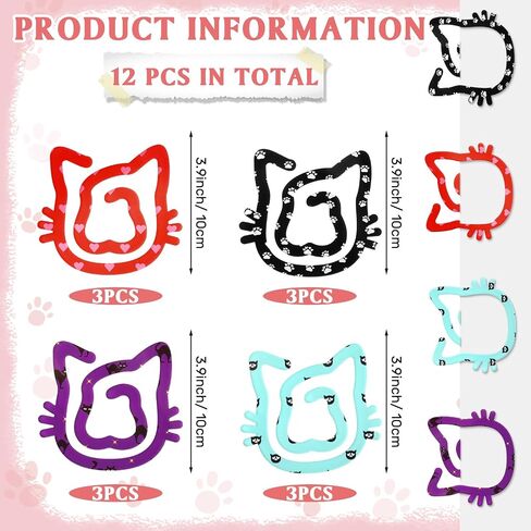 12 Pcs Jumbo Teacher Acrylic Paper Clips Pencil Paperclip Design Bookmark Gift Set for Book Lovers Teacher Appreciation Back to School Supplies Office School Gift Ideas in Saudi Arabia