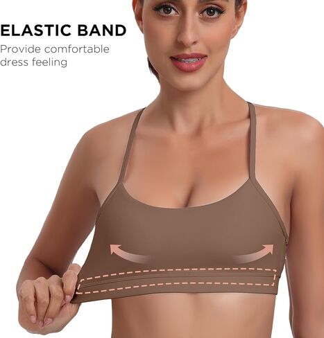 حمالات رياضية مبطنة للسباغيتي للنساء - قم بتجريدة يوجا لليوغا (3 عبوات) in Kuwait