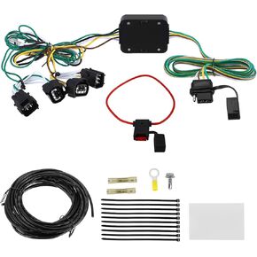 4-Pin Trailer Wiring Harness Compatible with 2019–2024 Toyota RAV4 & 2021–2024 RAV4 Prime, Custom-Fit T-Connector 4-Way Flat Trailer Light Plug, Trailer Hitch Wiring Replace 56434 in Kuwait