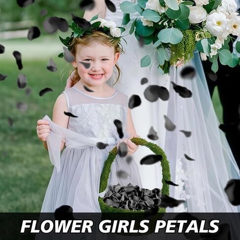 Dried Real Rose Petals, Preserved Flower Petals Confetti for Wedding, Romantic Night for Her Set, Engagement, Bridal Shower, Valentine's Day, Flower Girl Party Dinner Table Decor (1.4oz, Pink) in Kuwait