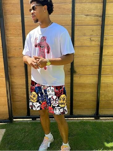 شورتات رسومية رجال ، شورتات رياضية للرجال البارد شورت سريع الجفاف في كرة السلة الجري in Kuwait