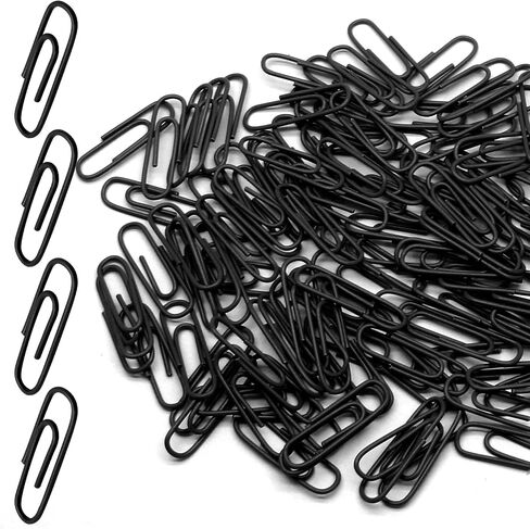 Luomorgo 120 PCS مقاطع الورق الأزرق - 1.1 بوصة (28 مم) الدبوس الورقي المعدني المطلي بالفينيل للمكتب والمدرسة والمنزل والمراقبة والوثائق in Saudi Arabia