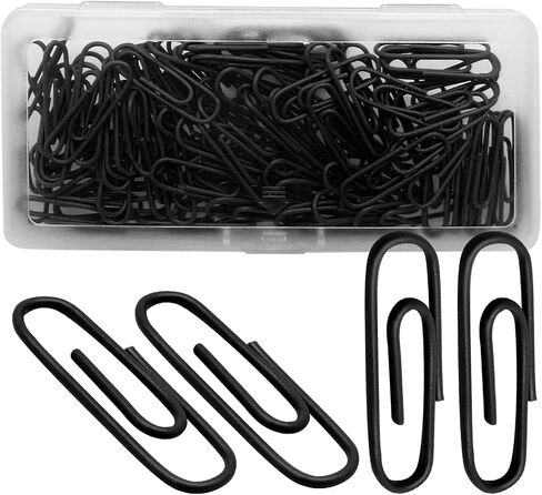 Luomorgo 120 PCS مقاطع الورق الأزرق - 1.1 بوصة (28 مم) الدبوس الورقي المعدني المطلي بالفينيل للمكتب والمدرسة والمنزل والمراقبة والوثائق in Saudi Arabia