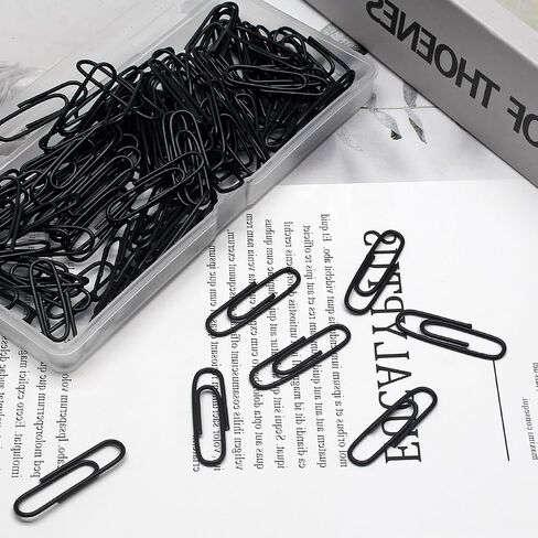 Luomorgo 120 PCS مقاطع الورق الأزرق - 1.1 بوصة (28 مم) الدبوس الورقي المعدني المطلي بالفينيل للمكتب والمدرسة والمنزل والمراقبة والوثائق in Saudi Arabia