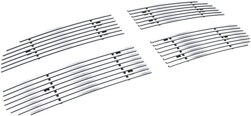 HD Ridez Premium Stainless Steel Black 8x6 Horizontal Billet Front Grille Grill Insert Compatible with Ram 1500 2013-2018 & 19 20 21 1500 Classic Honeycomb Style Main Upper HDR-GRDA4080J in Kuwait