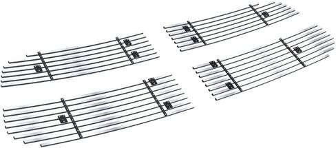 HD Ridez Premium Stainless Steel Black 8x6 Horizontal Billet Front Grille Grill Insert Compatible with Ram 1500 2013-2018 & 19 20 21 1500 Classic Honeycomb Style Main Upper HDR-GRDA4080J in Kuwait