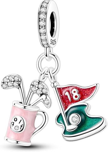Hapour 925 Sterling Silver Charms for Charm Bracelets Necklace Netclace Jewelry Dangle Beads Charm for Women Mom in Saudi Arabia