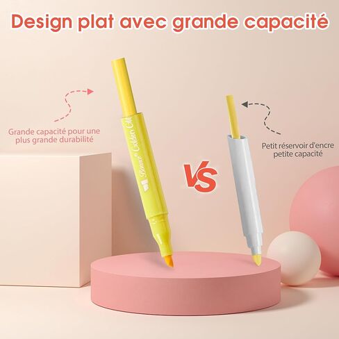 Bonace 12pcs Glitter Highlighters ، علامات تمييز Glitter Highlight ، ألوان متنوعة من النزاعات - لا يوجد نصيحة إزميل نزيف ، لمخطط اليومية ، مؤلف الكتاب المقدس ، دفتر ملاحظات （شظية بريق） in Kuwait