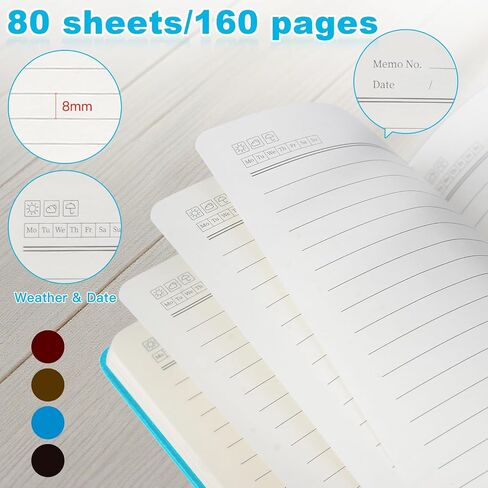 Azureal Journal for Women Men ، محفوظات المجلات المبطنة A5 5.7x 8.3 in ، Hardcover Leather Journal Diary 160 Pages ، Journals for Write ، Travel ، Business ، Home & School (Black) in Kuwait