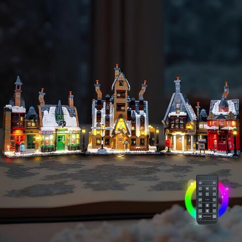 إضاءة LED متوافقة مع LEGO 76457 Hogsmeade Village - Edition us Collectors ، RC Light Kit متوافق مع Lego Collectors Edition 76457 ， النموذج غير المدرج - فقط الأضواء in Saudi Arabia