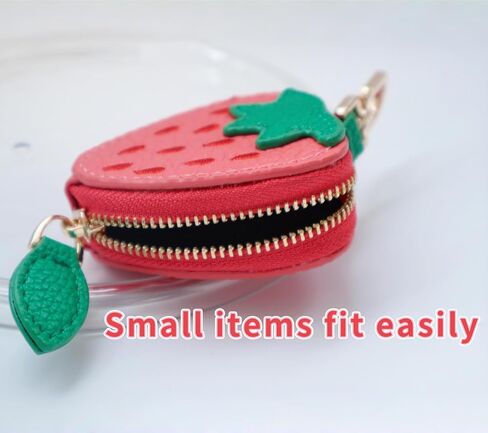 Lemon Shaped Coin Purse Adorable Keychain Leather Mini Zipper Wallet, Cute Fashion Charms Accessories Gift for Girls Women in Saudi Arabia