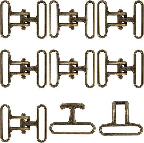 Framendino, 8 Pack Silver Cinch Belt Buckle Surcingle Strap Buckles Interlocking Clasp Replacement for DIY Waist Sewing in Saudi Arabia