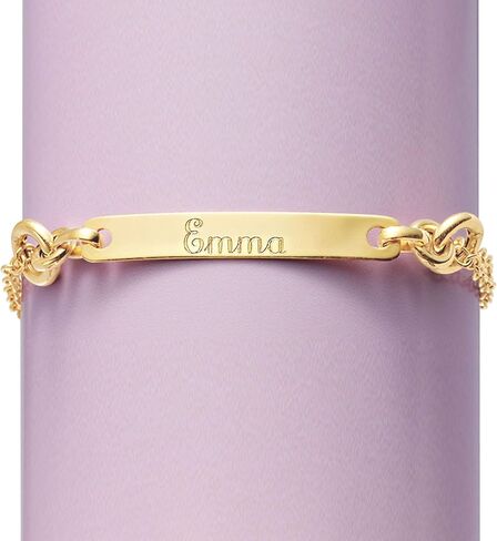 Ross-Simons Italian 14kt Yellow Gold Personalized Id Bracelet in Saudi Arabia