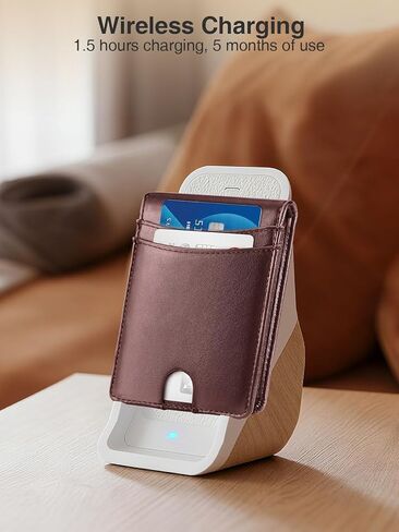 محفظة Miroddi Airtag للرجال ، محفظة رجال من الجلد النحيف مع حامل Airtag ، 10 بطاقات عالية السعة محفظة للرجال مع فتحة نقدية ، نافذة معرف ، محفظة بطاقة حظر RFID مع صندوق هدايا ، أسود in Kuwait