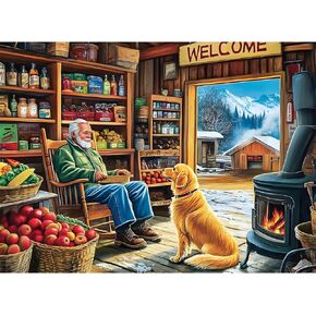 500 قطعة لغز للبالغين اللغز ، رف الكتب الجميل اللغز بانورزو 500 قطعة ، وأزهار وألغاز بانوراما للبالغين ، والديكور المرح الذي يتحدى ألعاب العائلة العطلة هدايا 20.5 × 15 في in Kuwait