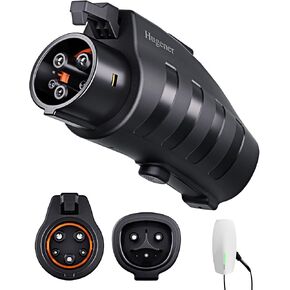 2025 NACS to CCS1 EV Charging Adapter for Tesla Supercharger V3/ V4, Max 500A 1000V DC Fast Charging with UL Safety Certified Overheat Protect, Fits Rivian, Ford, GM CCS1 EVs with Vortex Plug in Kuwait