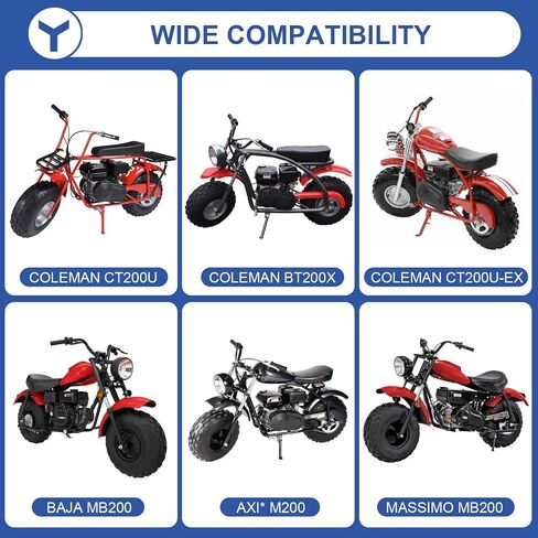 Yoxufa 420 Mini Bike Chain متوافق مع Coleman CT200U CT200U-EX BT200X BAJA WARRIOR MB200 MASSIMO 200CC 196CC PRESSINT in Saudi Arabia