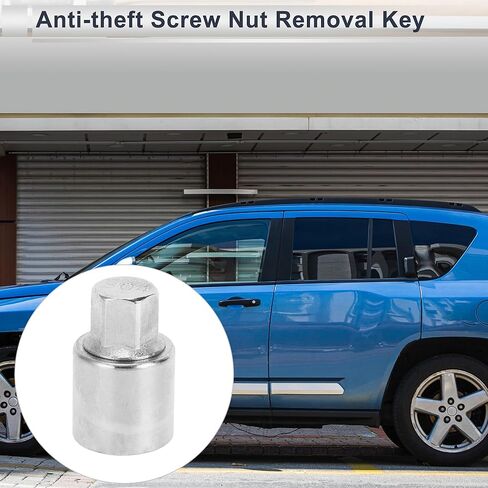 Vehicle Wheel Lock Lugnut for Jeep Compass #808 Anti-Theft Screw Nut Removal Key Socket 1pc in Saudi Arabia