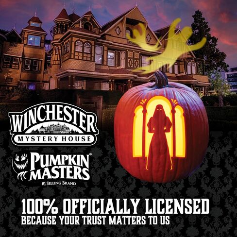 Pumpkin Masters Halloween Pumpkin Carving Kit – 4 Safe Tools & 12 Stencil Patterns – Create Fun & Spooky Jack-O’-Lanterns for Halloween Decorations in Saudi Arabia