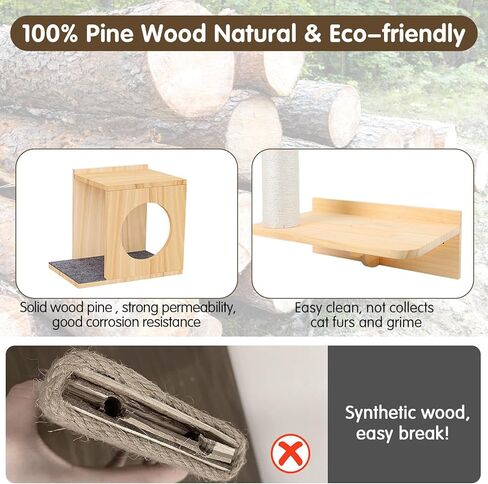 Floor to Ceiling Cat Tree, 5 Tier Cat Tower Adjustable Height (82-120 in), Tall Climbing Tree with Perches, Hammock, Scratching Post, Bed, Ball Toys, Solid Structure and Neutral Color Fit Home Decor in Kuwait