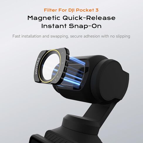 Magnetic Wide Angle Lens Compatible with DJI Osmo Pocket 3 in Kuwait