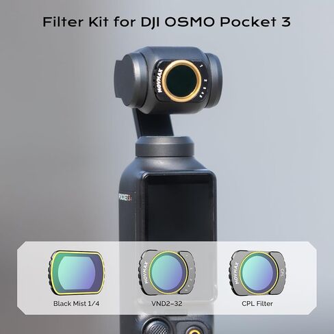 Magnetic Wide Angle Lens Compatible with DJI Osmo Pocket 3 in Kuwait