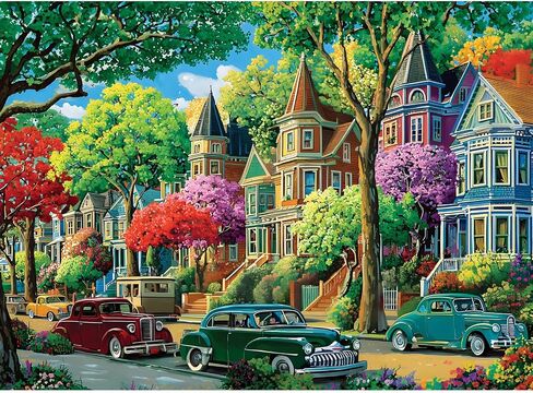 500 Piece Puzzle for Adults Puzzle, Beautiful Bookshelf Jigsaw Puzzle 500 Pieces, Flowers and Vase Jigsaw Puzzles for Adults Seniors, Fun Decor Challenging Family Games Holiday Party Gifts 20.5×15 in in Kuwait
