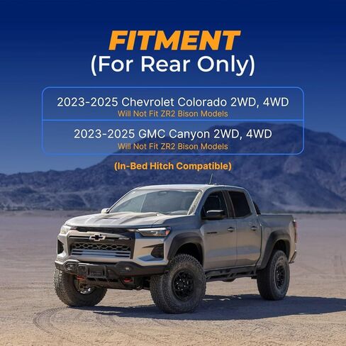 TORQUE Airbag Air Bag Suspension Kit for 2015-2022 Chevrolet Chevy Colorado and GMC Canyon (Not ZR2) 2WD 4WD Rear Bag Spring Towing (Replaces Firestone Ride Rite 2587) (TR2587) in Saudi Arabia