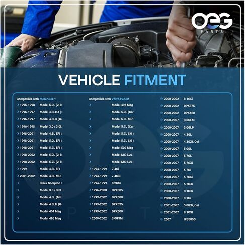OEG PARTS NEW SAE J1171 Starter Starter متوافق مع Mercruiser I/O 4.3 5.0 5.7 8.1 CARB EFI in Saudi Arabia