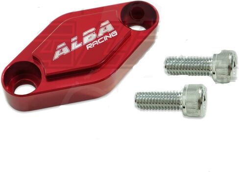 BILLET ATV Parking Ematergy E Brake Block Off Plate Silver متوافق مع Yamaha YFZ450 YFZ450R ، Raptor 700 ، 660 ، 350 ، 250 ، 125 ، Banshee ، Warrior Made in USA in Saudi Arabia