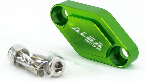 Billet ATV Parking Emergency E Brake Block Off Plate Silver Compatible with Yamaha YFZ450 YFZ450R, Raptor 700, 660, 350, 250, 125, Banshee, Warrior MADE IN USA in Kuwait
