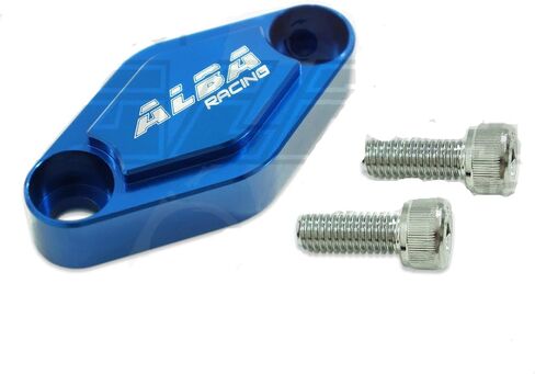 Billet ATV Parking Emergency E Brake Block Off Plate Silver Compatible with Yamaha YFZ450 YFZ450R, Raptor 700, 660, 350, 250, 125, Banshee, Warrior MADE IN USA in Kuwait