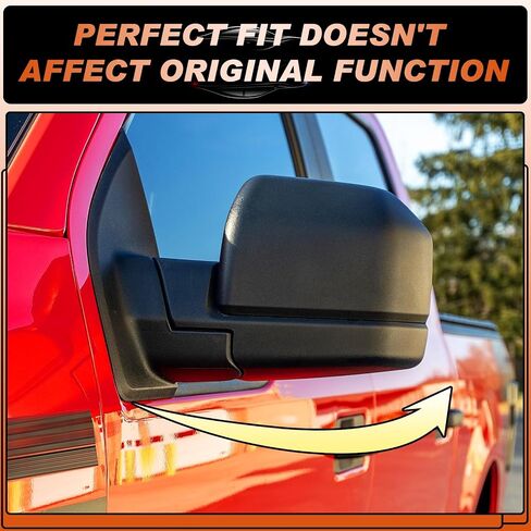 Glossy Black Mirror Cover Caps Rearview Side Mirror Covers Fit for BMW G20 G21 G30 G31 G11 G12 G14 G15 G16 2017 2018 2019 2020 2021 2022 Left Driver Side Right Passenger Side-2 PCS in Kuwait